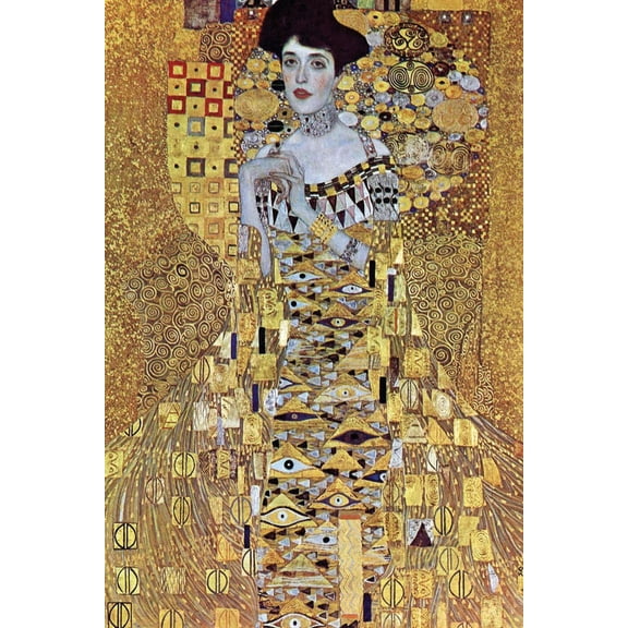 Art.com Portrait of Block-Bauer Art Print by Gustav Klimt, 16" x 24"