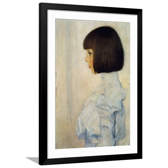 Art.com Portrait of Helene Klimt, 1898 Giclee Print by Gustav Klimt, Black Frame Wall Art, 32" x 44"