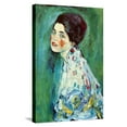 Portrait of a Lady Stretched Canvas Print Wall Art by Gustav