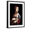 thumbnail image 1 of Art.com Portrait of a Lady with an Ermine Art Print by Leonardo da Vinci, Black Frame Wall Art, 21" x 29", 1 of 5