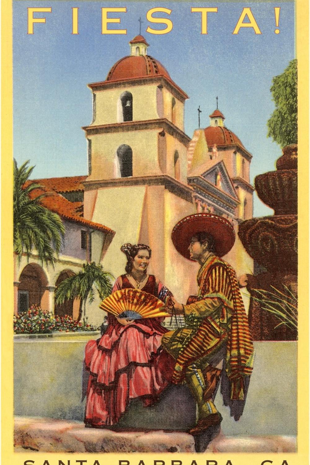 Art Poster For Fiesta Days Santa Barbara California Art Print 24 art-poster-for-fiesta-days-santa-barbara-california-art-print-24