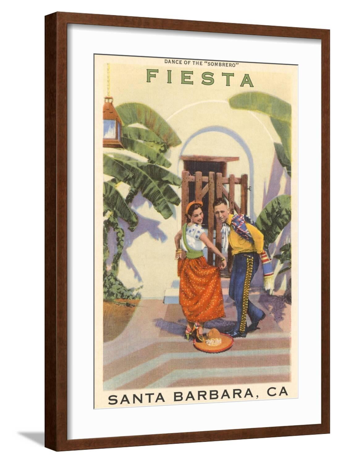 Art Poster For Fiesta Days Santa Barbara California Art Print art-poster-for-fiesta-days-santa-barbara-california-art-print