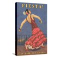 thumbnail image 1 of Art.com Poster for Fiesta Days, Santa Barbara, California Stretched Canvas Print Wall Art, 12" x 18", 1 of 4