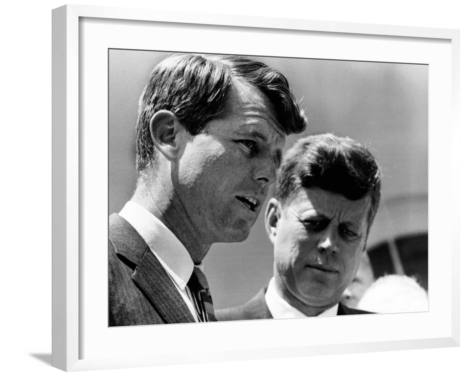 Pres John Kennedy and Attorney General Robert Kennedy at