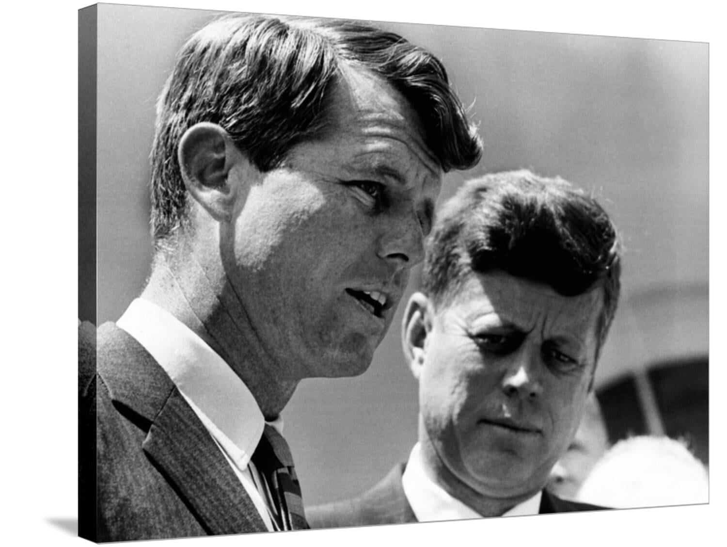 Pres John Kennedy and Attorney General Robert Kennedy at