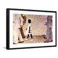 thumbnail image 1 of Art.com The Problem We All Live With (or Walking to School--Schoolgirl with U.S. Marshals) Giclee Print by Norman Rockwell, Black Frame Wall Art, 29" x 21", 1 of 4