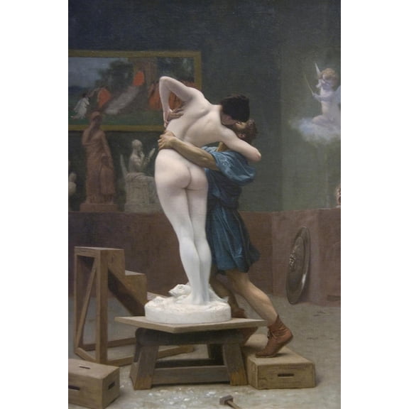 Art.com Pygmalion and Galatea Art Print by Jean Leon Gerome, 24" x 36"