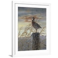 thumbnail image 1 of Art.com Quail on a Post Art Print by Carolyn Mock, White Frame Wall Art, 32" x 40", 1 of 5