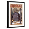 thumbnail image 1 of Art.com Quebec, Canada - Sugar Shack Art Print by Lantern Press, Black Frame Wall Art, 17" x 23", 1 of 5