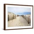 thumbnail image 1 of Art.com Quiet Beach Photographic Print by Stephen Mallon, Brown Frame Wall Art, 29" x 23", 1 of 5