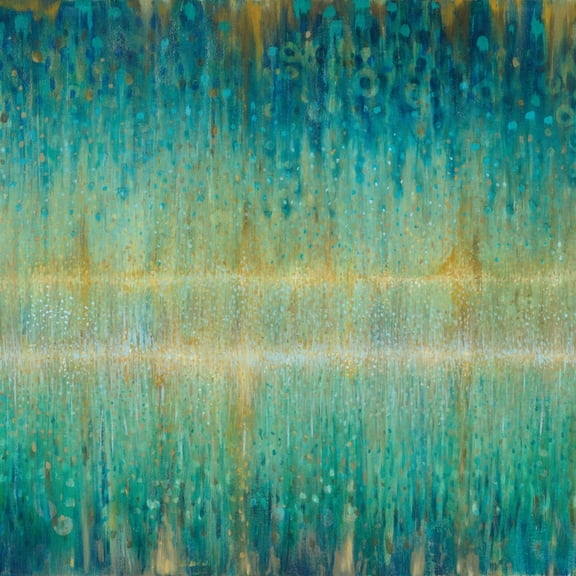 Art.com Rain Abstract I Art Print by Danhui Nai, 16" x 16"