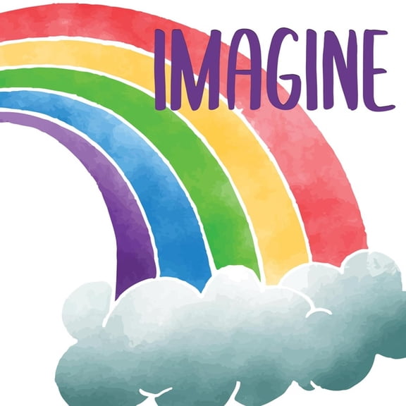 Art.com Rainbow Brave 3 Art Print by Kimberly Allen, 16" x 16"