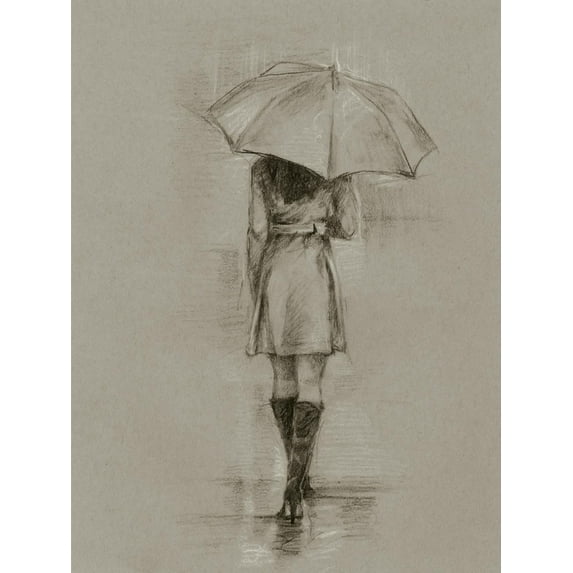 Art.com Rainy Day Rendezvous I Art Print by Ethan Harper, 24" x 32"