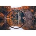 thumbnail image 1 of Art.com Rakotz Bridge (Rakotzbrucke, Devil's Bridge) in Kromlau, Saxony, Germany. Colorful Autumn, Reflecti Photographic Print, 36" x 24", 1 of 4