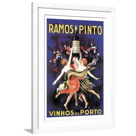 Art.com Ramos Pinto Art Print by Leonetto Cappiello, White Frame Wall Art, 32" x 44"