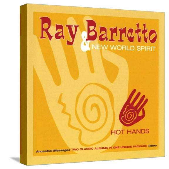 Art.com Ray Barretto - Hot Hands Stretched Canvas Print Wall Art, 16" x 16"