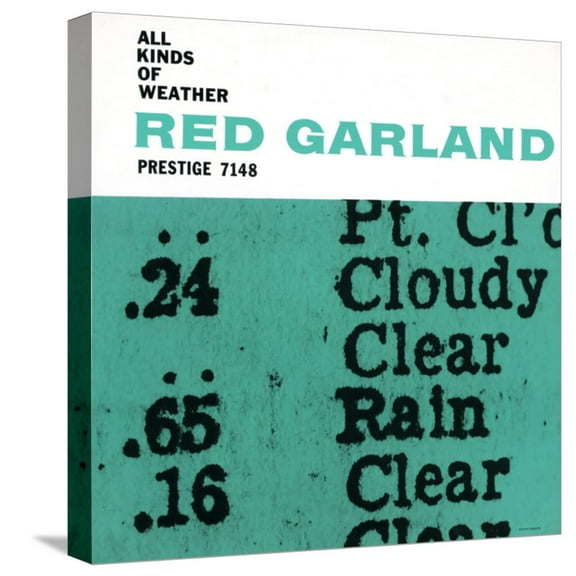 Art.com Red Garland - All Kinds of Weather Stretched Canvas Print Wall Art, 16" x 16"