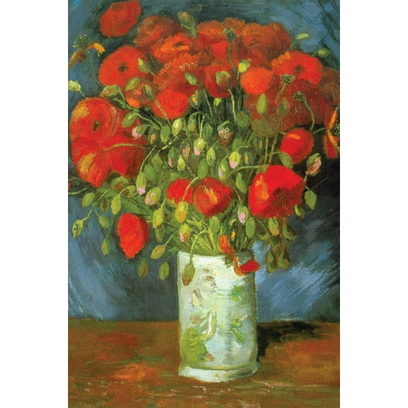Art.com Red Poppies Art Print by Vincent van Gogh, 12" x 18"