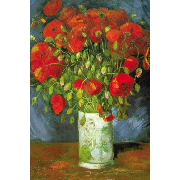 Art.com Red Poppies Art Print by Vincent van Gogh, 12" x 18"