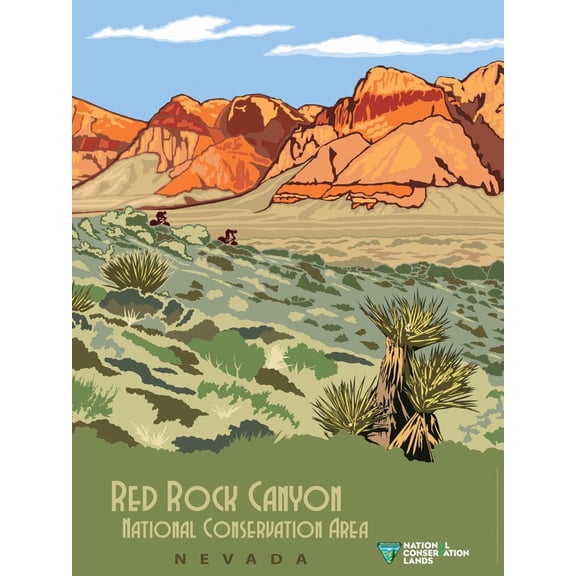 Art.com Red Rock Canyon National Conservation Area Art Print by Bureau of Land Management, 24" x 32"