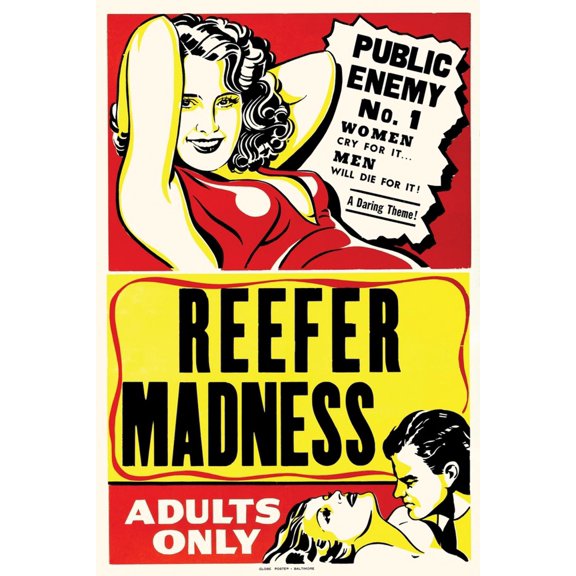 Art.com Reefer Madness Art Print, 12" x 18"
