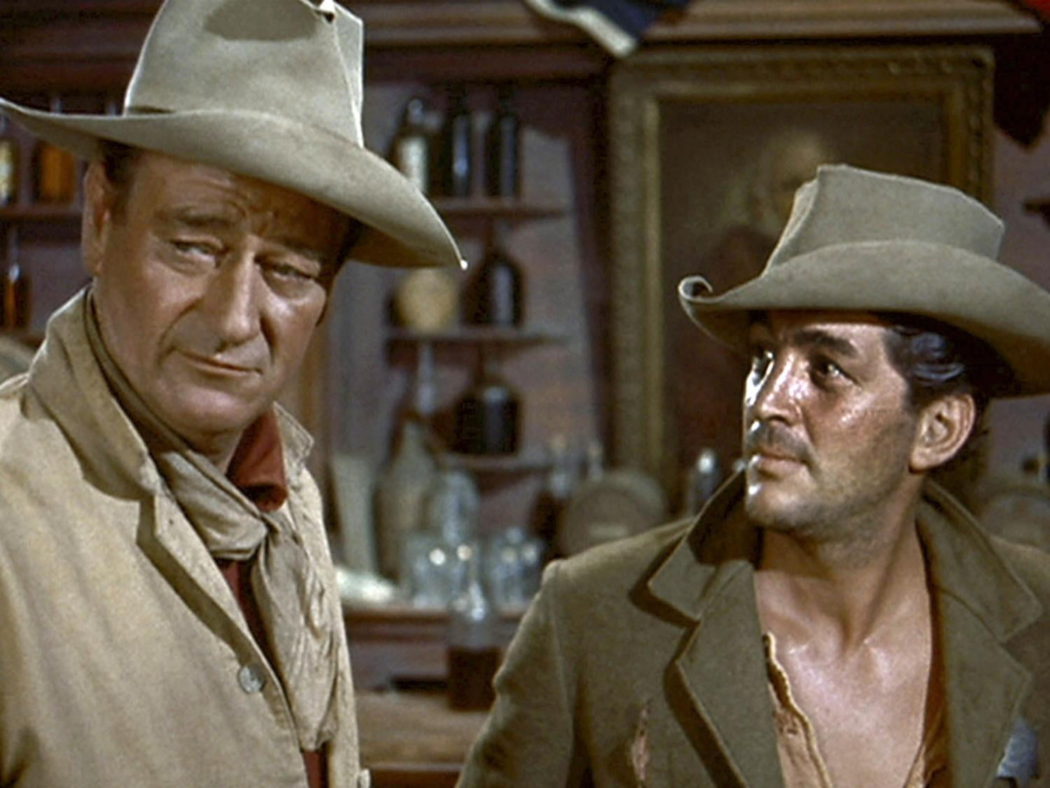 Rio Bravo, John Wayne, Dean Martin, 1959 Photo, 16" x 12
