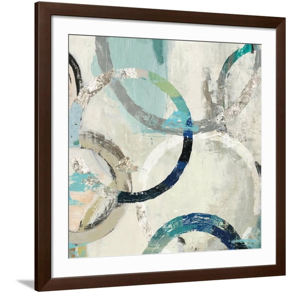 Art.com Rio I Art Print by Tom Reeves, Brown Frame Wall Art, 38" x 38"