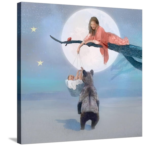 Art.com Rockabye Stretched Canvas Print Wall Art by Nancy Tillman, 30" x 30"