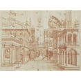 thumbnail image 1 of Art.com Roman Perspective Art Print by Baldassare Peruzzi, 32" x 24", 1 of 4