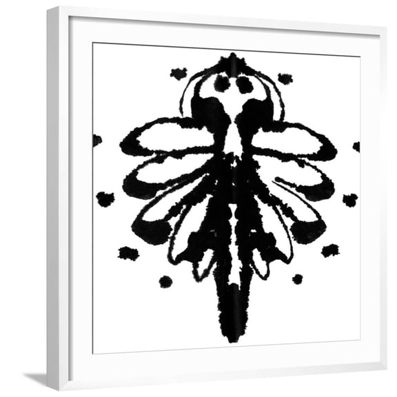 Art.com Rorschach Test Art Print by akova, White Frame Wall Art, 29" x 29"