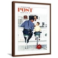 thumbnail image 1 of Art.com Runaway Saturday Evening Post Cover, September 20,1958 Giclee Print by Norman Rockwell, Brown Frame Wall Art, 23" x 29", 1 of 5