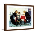 thumbnail image 1 of Art.com Rural Vacation (or Family Grace) Giclee Print by Norman Rockwell, Brown Frame Wall Art, 21" x 17", 1 of 5