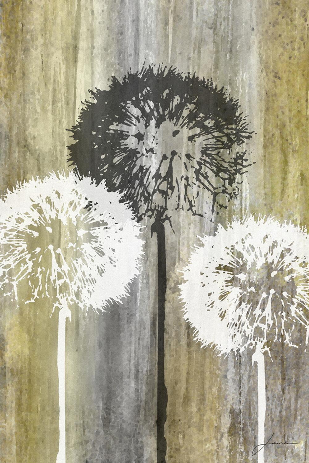 Rustic Garden II Landscape Canvas Art in Green and Gray