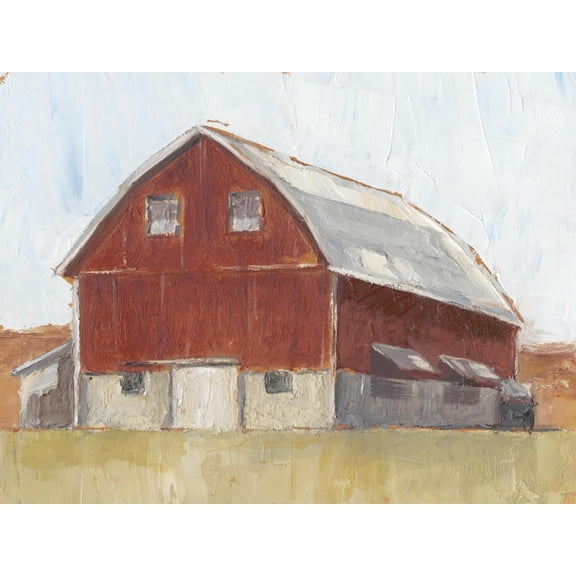 Art.com Rustic Red Barn II Art Print by Ethan Harper, 16" x 12"