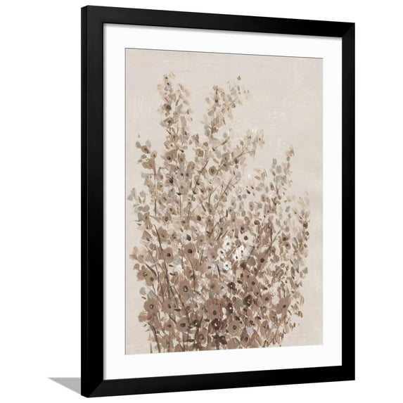Art.com Rustic Wildflowers I Art Print by Tim OToole, Black Frame Wall Art, 32" x 40"