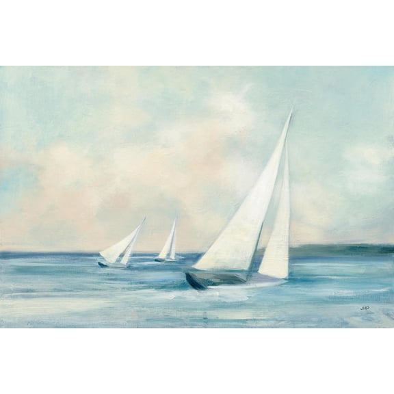 Art.com Sailboats at Sunrise Art Print by Julia Purinton, 18" x 12"