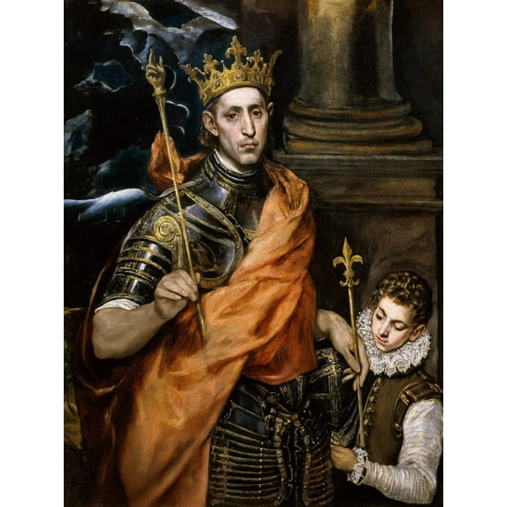 Art.com Saint Louis King of France Giclee Print by El Greco, 18" x 24"