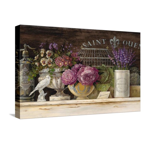Art.com Saint Ouen Vignette Stretched Canvas Print Wall Art by Angela Staehling, 24" x 16"