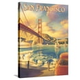 thumbnail image 1 of Art.com San Francisco Stretched Canvas Print Wall Art by Kerne Erickson, 24" x 32", 1 of 4