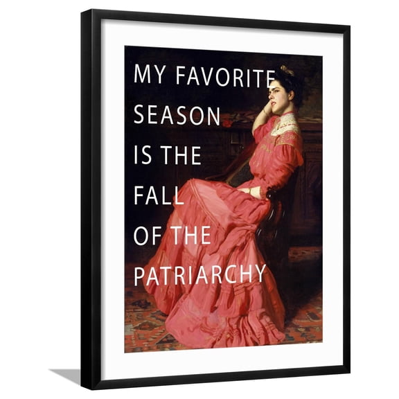 Art.com Sassy Master V Art Print by Jennifer Goldberger, Black Frame Wall Art, 23" x 29"
