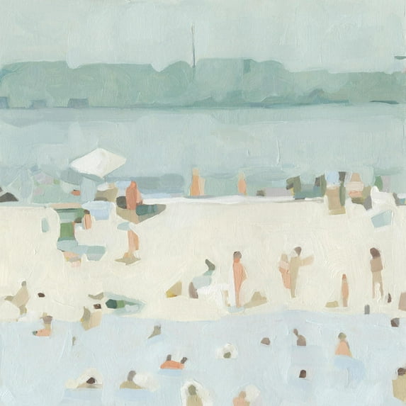 Art.com Sea Glass Sandbar I Art Print by Emma Scarvey, 30" x 30"