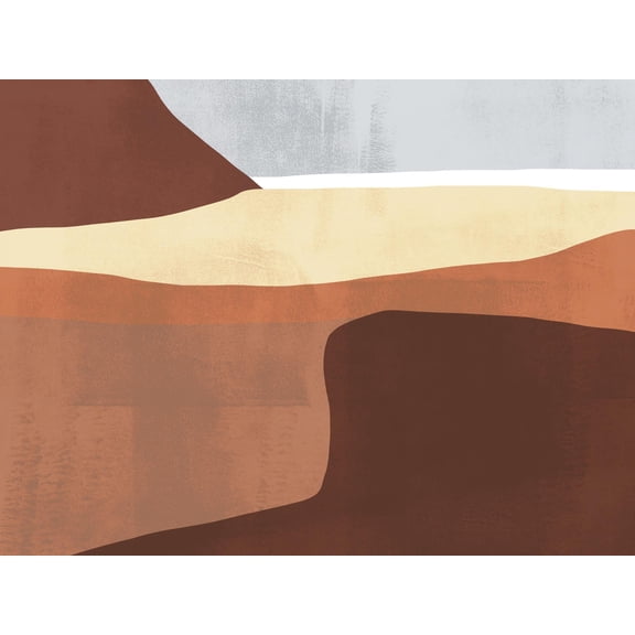 Art.com Sedona Colorblock II Art Print by Victoria Borges, 32" x 24"