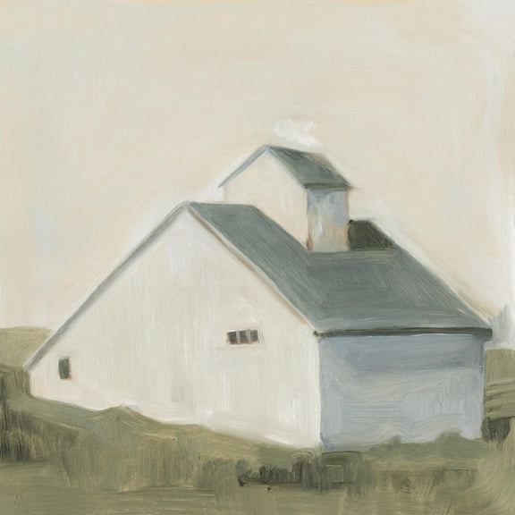 Art.com Serene Barn I Art Print by Emma Scarvey, 16" x 16"