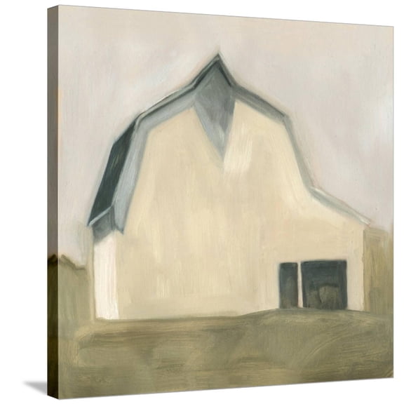 Art.com Serene Barn IV Stretched Canvas Print Wall Art by Emma Scarvey, 30" x 30"