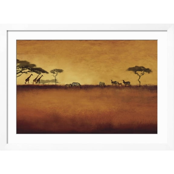 Art.com Serengeti I Art Print by Tandi Venter, White Frame Wall Art, 44" x 32"