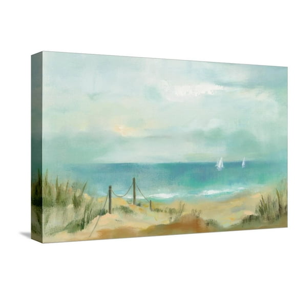 Art.com Serenity on the Beach Stretched Canvas Print Wall Art by Silvia Vassileva, 18" x 12"