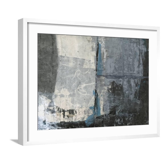Art.com Shades of Grey II Art Print by Elena Ray, White Frame Wall Art, 29" x 23"