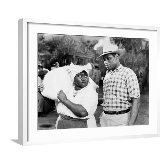 Art.com Show Boat, Hattie McDaniel, Paul Robeson, 1936 Photo, White Frame Wall Art, 29" x 23"