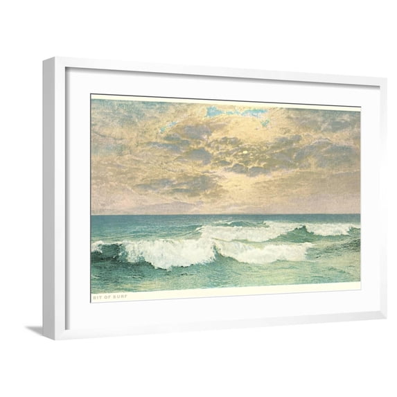 Art.com Simple Seascape Art Print, White Frame Wall Art, 29" x 21"