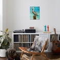thumbnail image 1 of Art.com Single Pelican on Post Art Print by Julie DeRice, 18" x 24", 1 of 3